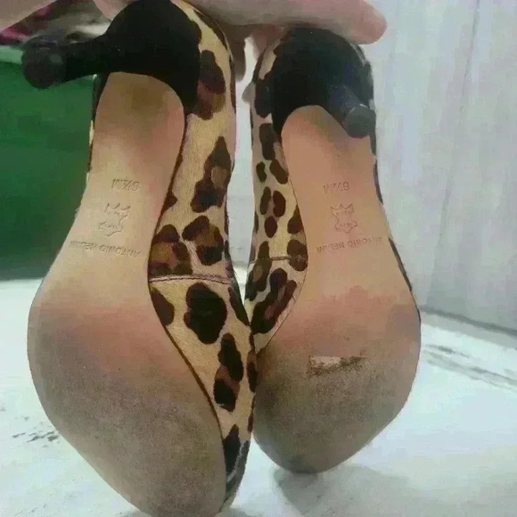 Antonio Melani Cheetah fur heels. Size 6.5. - Picture 12 of 12